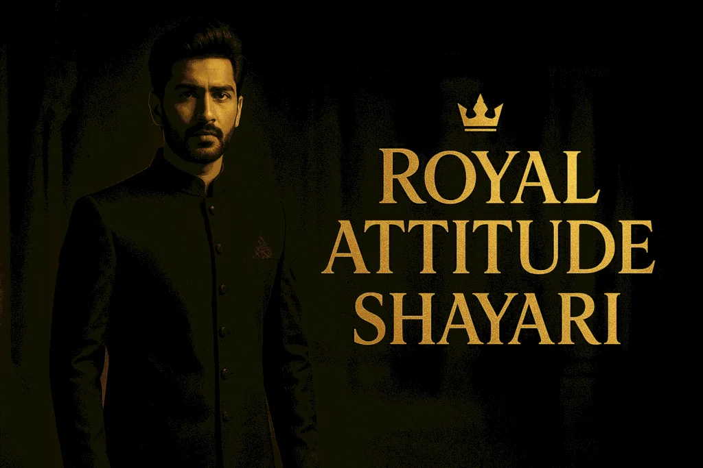 Royal Attitude Shayari in Hindi