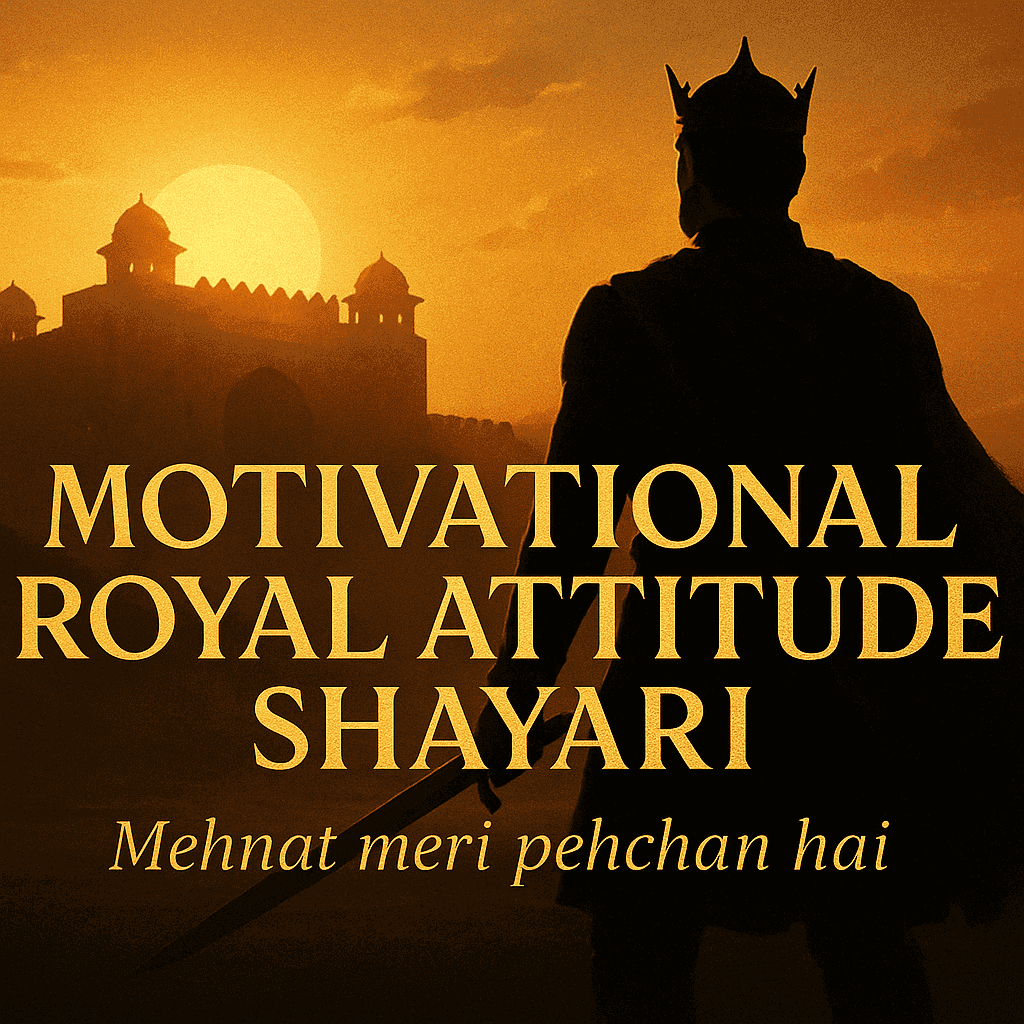 Royal Attitude Shayari in Hindi
