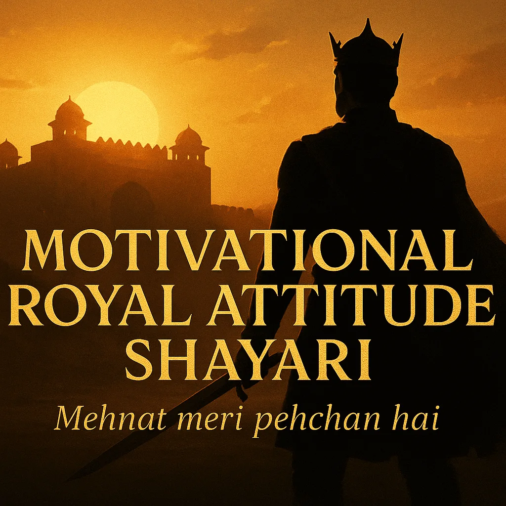 Royal Attitude Shayari in Hindi
